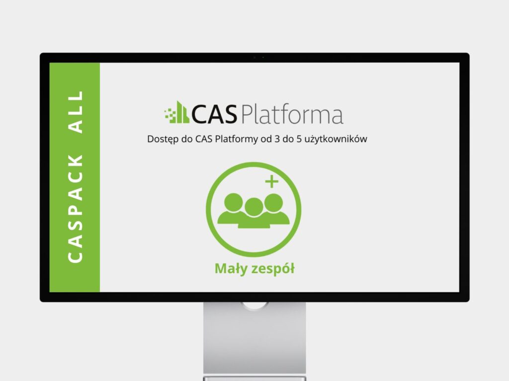 CAS Platforma CASPACK ALL - pełny dostęp (Mały zespół)
